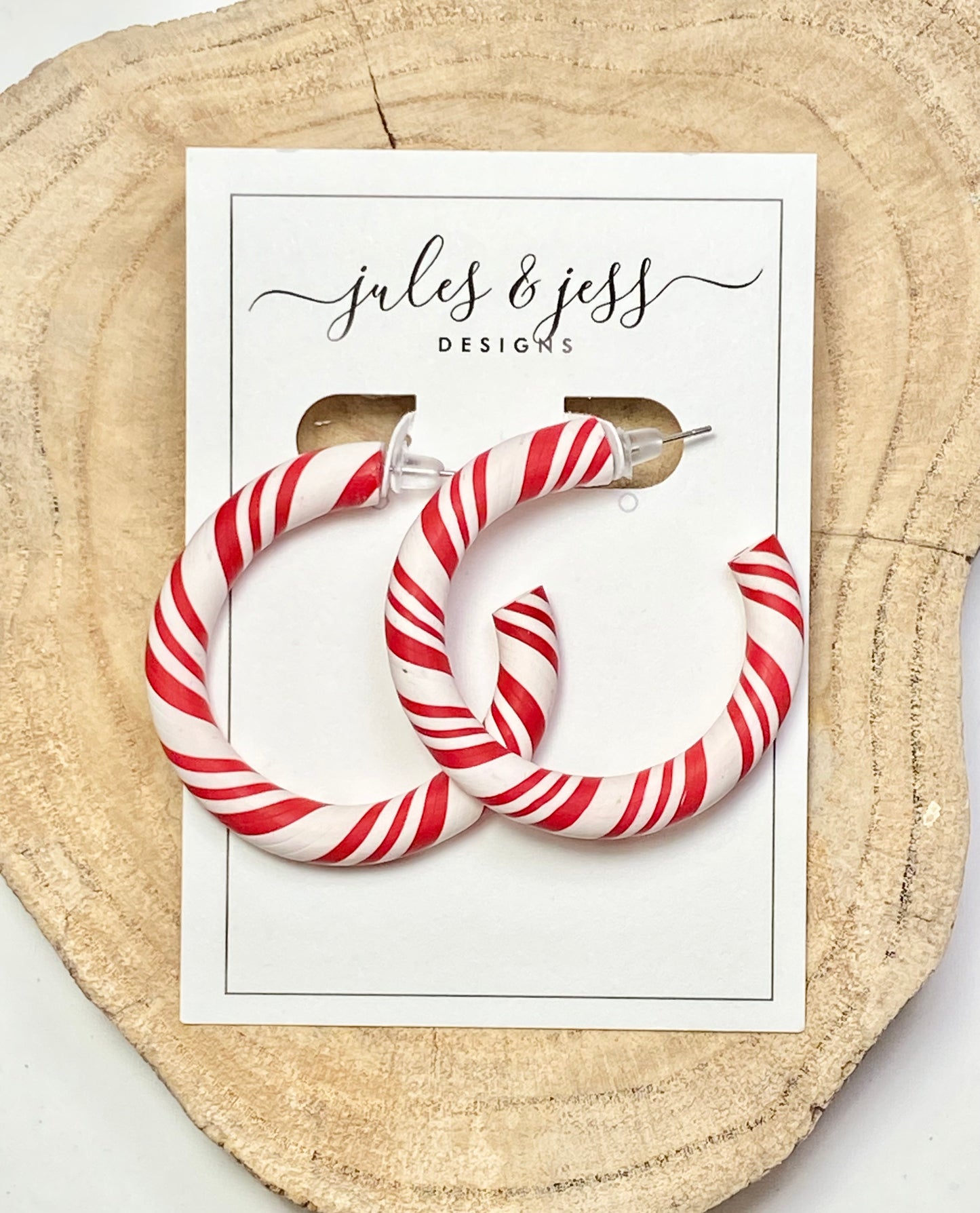 Candy Cane Hoops Lar