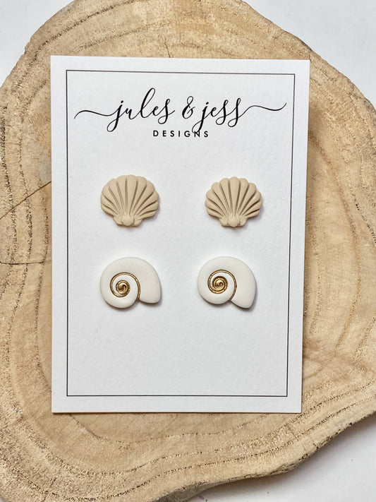 Double Shell Studs