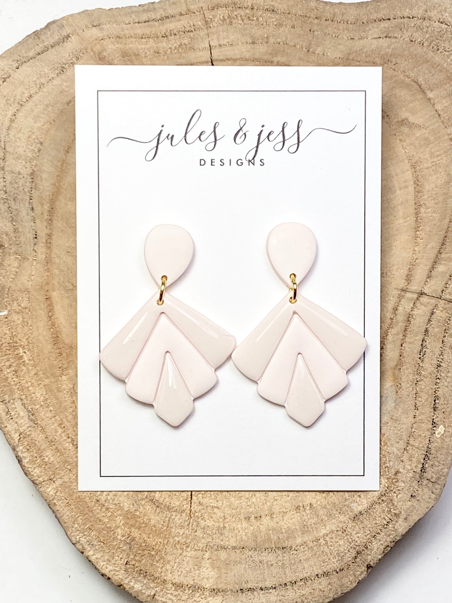 Soft Pink Fan Dangle