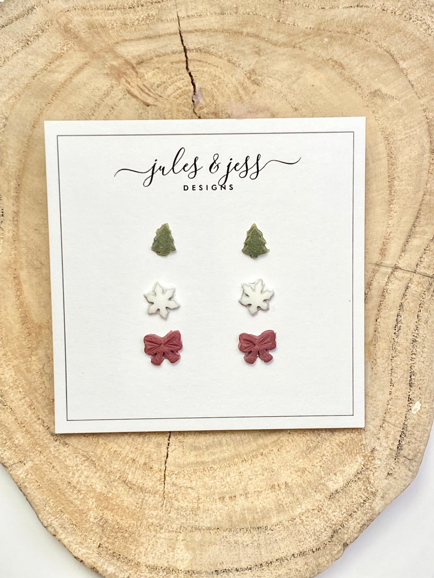 Micro Christmas Studs