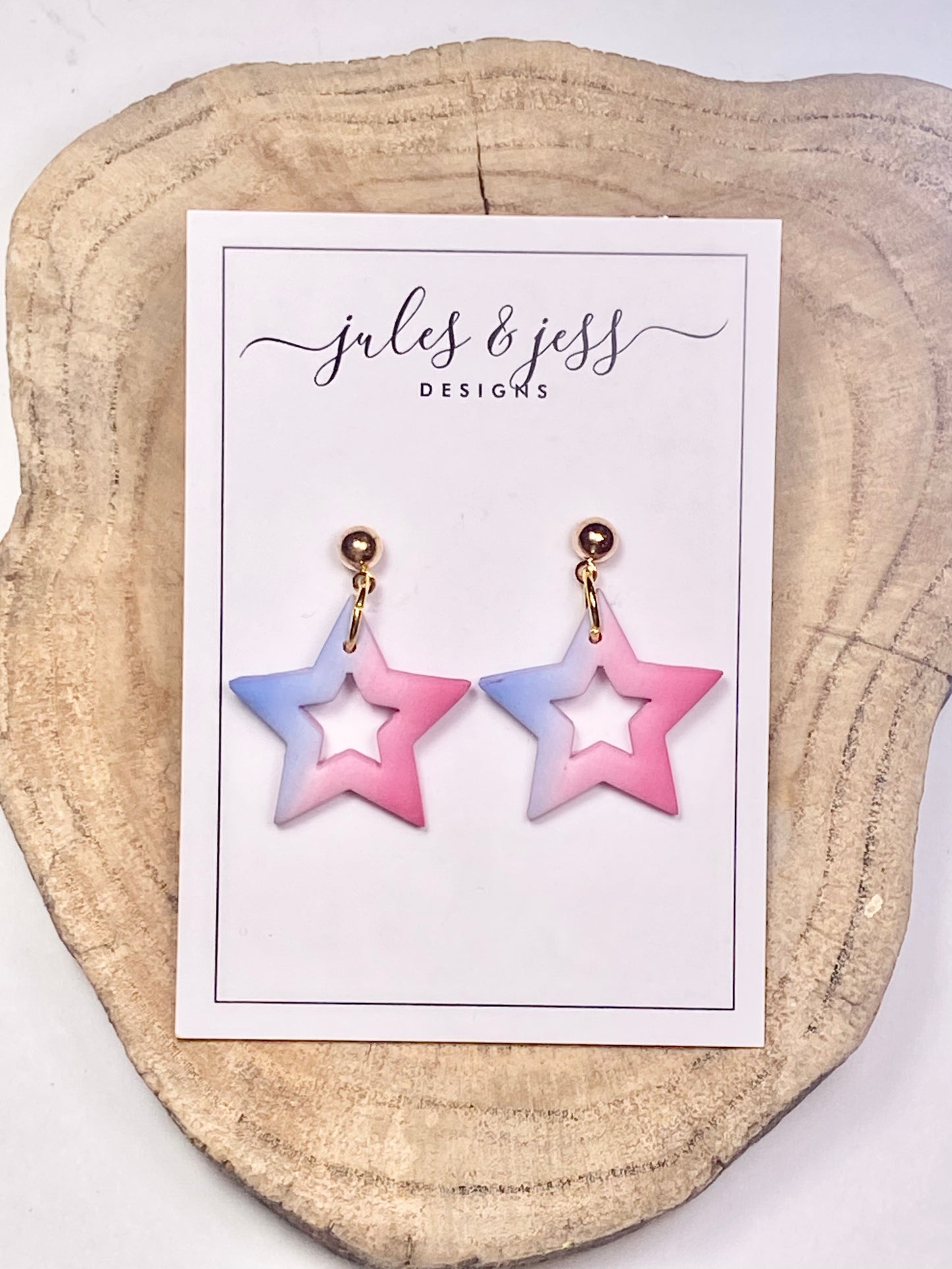 Ombré Star dangle